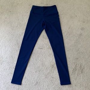 Navy Mid-Rise Compression Leggings S NWT